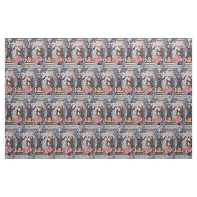Krampus Strafe für schlechte Erwachsene Stoff (Yard (91,4 cm))