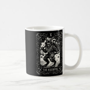 Krampus Tarot-Kartendesign Weihnachtszeit Böse Pa Kaffeetasse