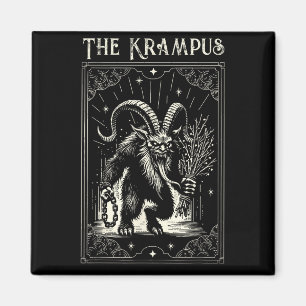 Krampus Tarot-Kartendesign Weihnachtszeit Böse Pa Magnet