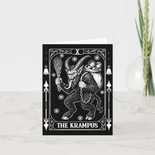 Krampus Tarot-Kartendesign Weihnachtszeit Böse Sch Karte
