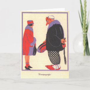 Krampus & Termin Feiertagskarte