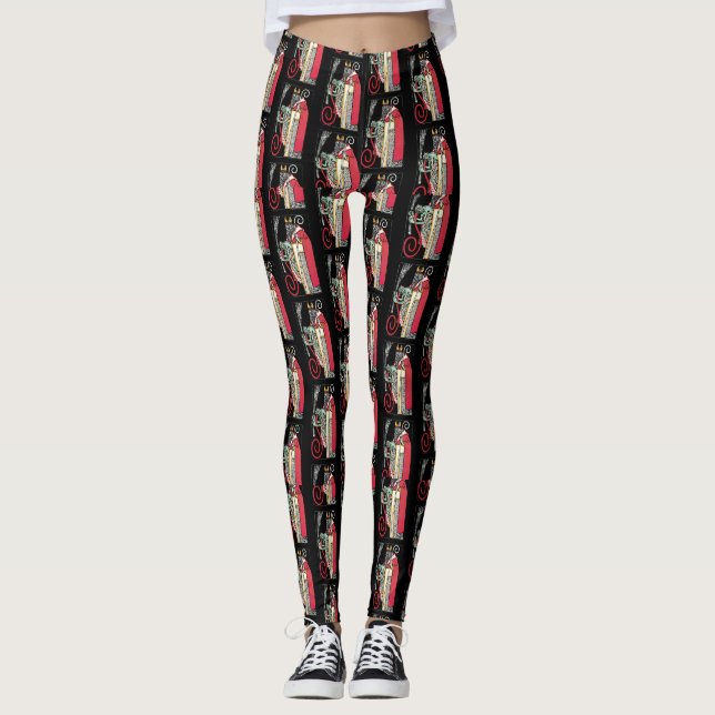 Krampus und Nicolo Leggings (Vorderseite)