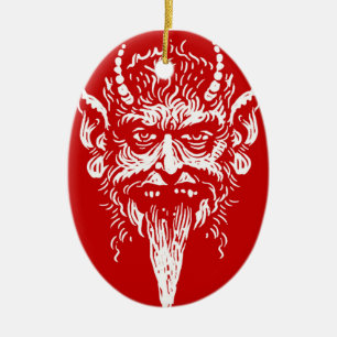 Krampus Verzierung Keramikornament