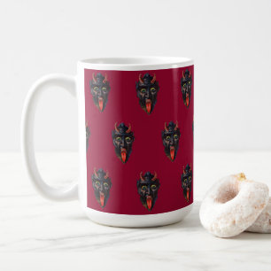 Krampus Vintage-Illustration Kaffeetasse