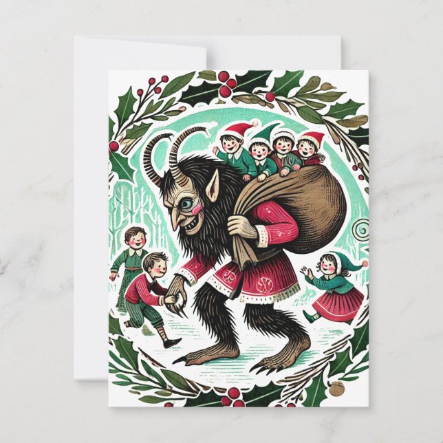 Krampus Weihnachten (Vorderseite)