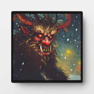 Krampus Weihnachten 4 Fotoplatte