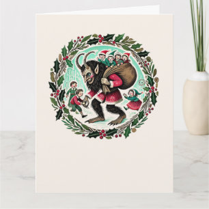 Krampus Weihnachten Karte