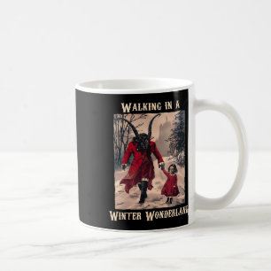 Krampus Winter Wonderland Gotisches Weihnachtsdesi Kaffeetasse