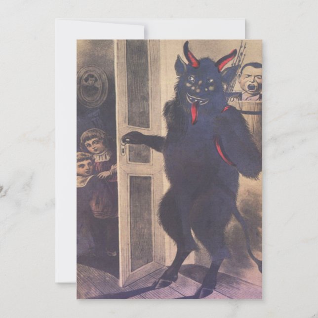 Krampusfamilie Ansammlung (Vorderseite)