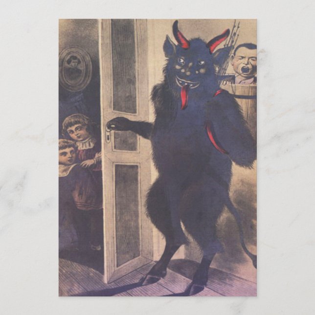 Krampusfamilie Ansammlung (Vorderseite)