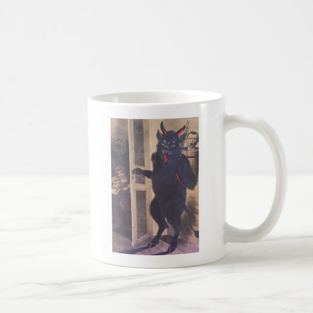 Krampusfamilie Ansammlung Tasse (Rechts)