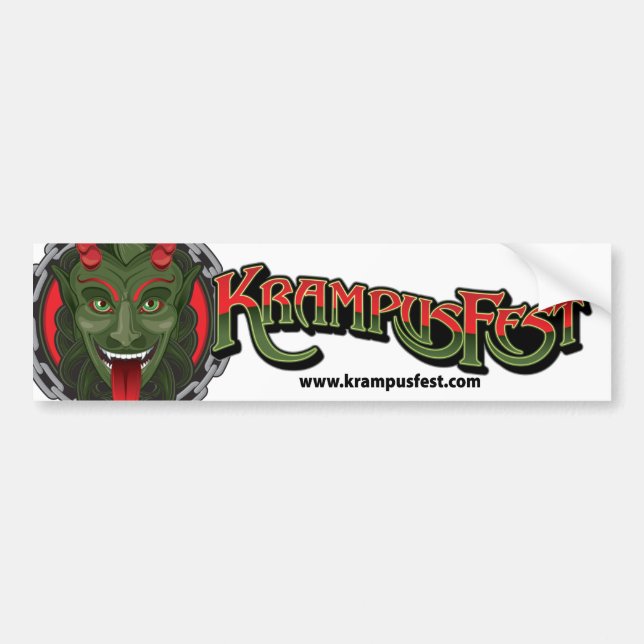 KrampusFest Autoaufkleber (Vorne)