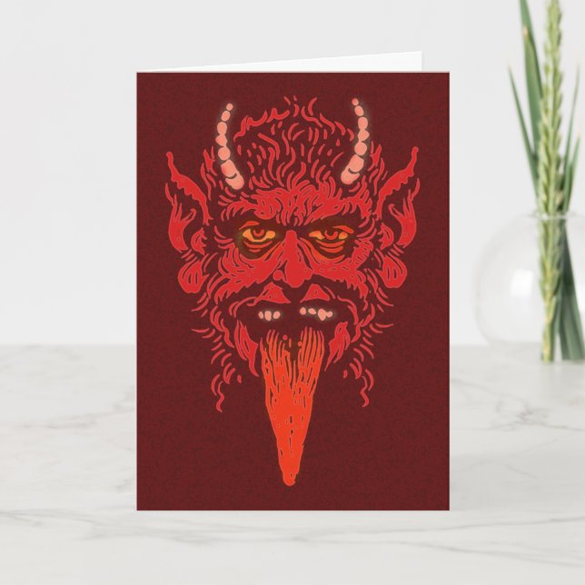 Krampusgrüße Karte (Vorderseite)