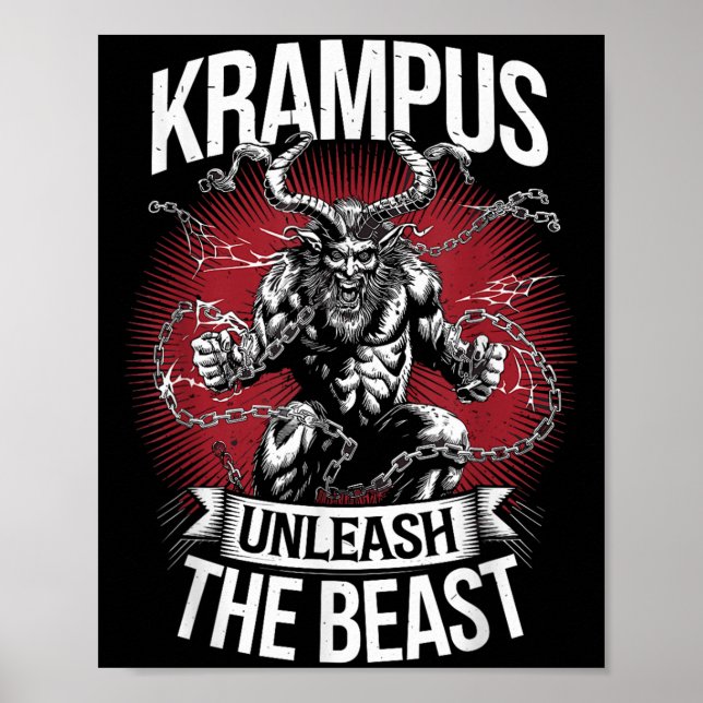 Krampusnacht Christmas Monster Krampus Lover Festi Poster (Vorne)
