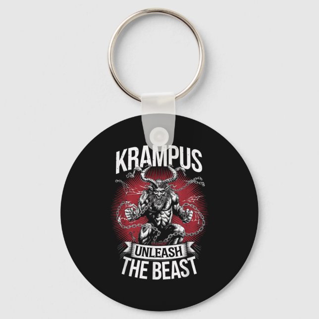 Krampusnacht Christmas Monster Krampus Lover Festi Schlüsselanhänger (Vorderseite)
