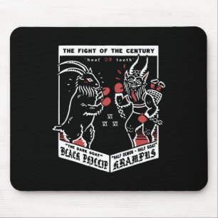 Krampusnacht Gruss Von Krampus Krampus Vs Black Ph Mousepad