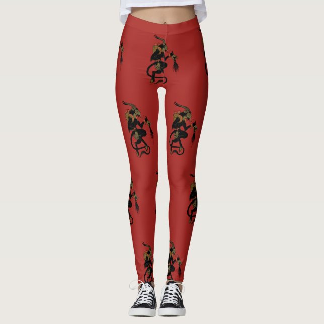 Krampusnacht Leggings (Vorderseite)