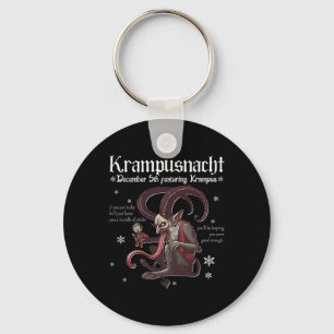 Krampusnacht Weihnachtsmonster Krampus Liebhaber F Schlüsselanhänger