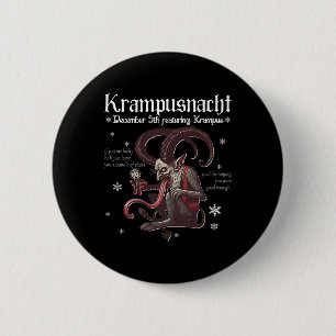 Krampusnacht Weihnachtsmonster Krampus Lover Festi Button