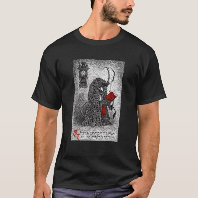 Krampusnacht Weihnachtsmonster Krampus Lover Festi T-Shirt (Vorderseite)