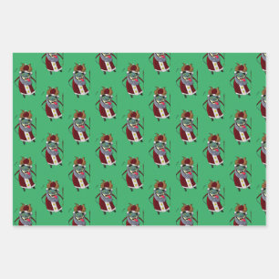 Krampuspapier Geschenkpapier Set