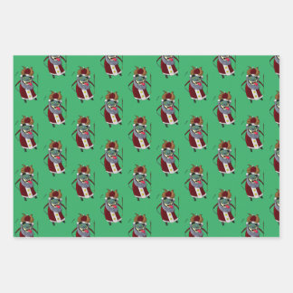 Krampuspapier Geschenkpapier Set