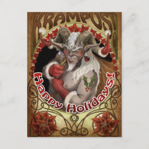 Krampy Holidays Post Card Feiertagspostkarte