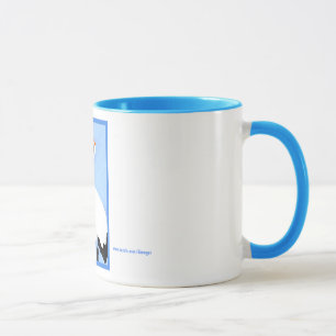 Kran, der - Tasse verlassen schaut