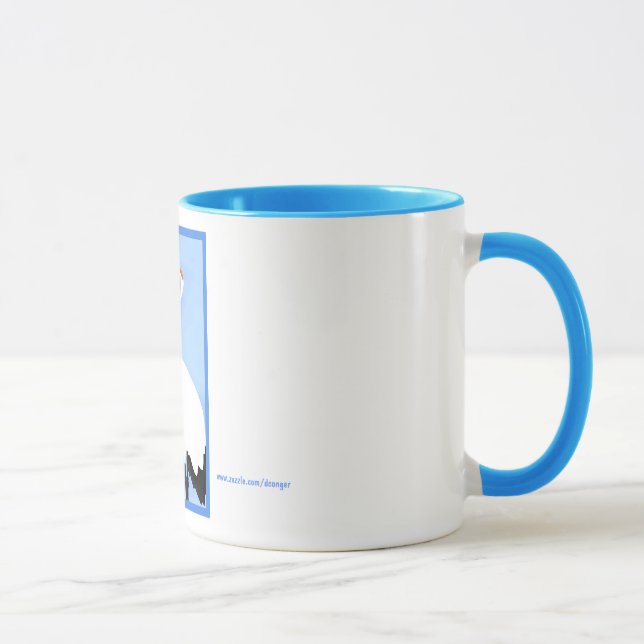 Kran, der - Tasse verlassen schaut (Rechts)