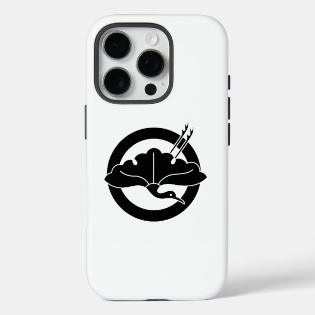 Kran-förmiges Ginkgoblatt Case-Mate iPhone Hülle (Rückseite)