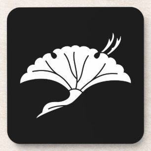 Kran-förmiges Ginkgoblatt Untersetzer