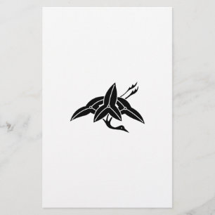 Kran-Pfeilspitzen Briefpapier