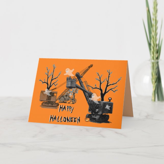 Kranbetreiber Halloween Northwest Engineering Karte (Vorderseite)