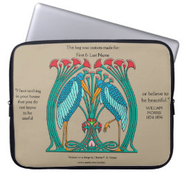 Krane für Kunstgewerbe (Personalisiert) Laptopschutzhülle