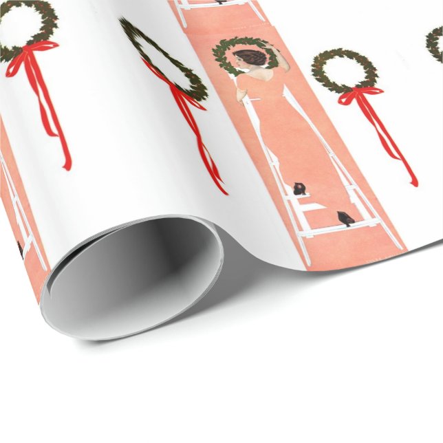 Kräne Geschenkpapier (Rolleneckpunkt)