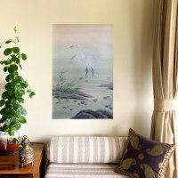 Krane im chinesischen Fluss