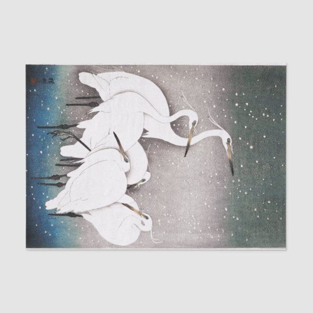 KRÄNE Seidenpapier (Vorderseite)