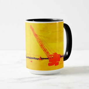 KRANENBETREIBER EISFISCHEREI NORDWESTKRANE ART TASSE
