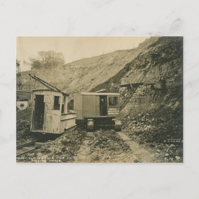 Kraner- und SchaufelBETRIEBSMOTOR im Nordwesten 20 Postkarte (Vorderseite)