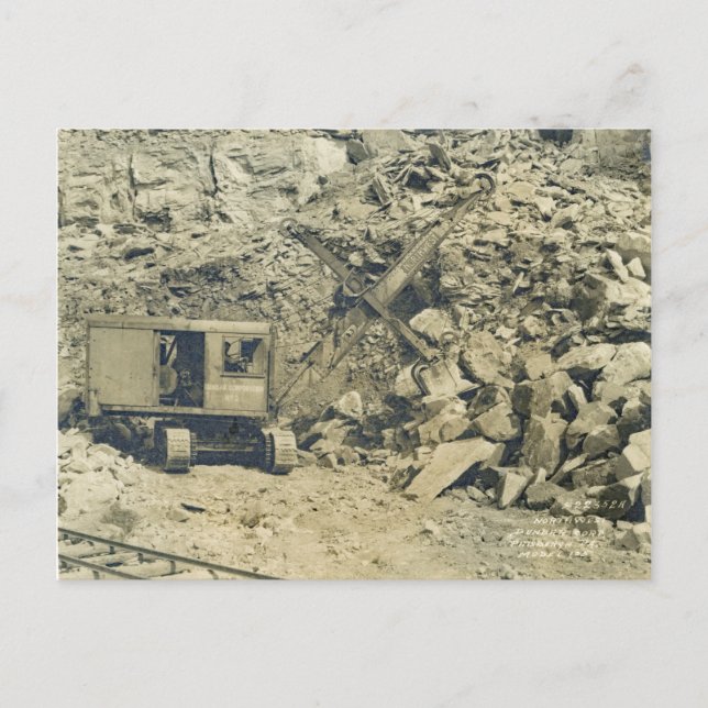 Kraner- und SchaufelBETRIEBSMOTOR im Nordwesten 21 Postkarte (Vorderseite)