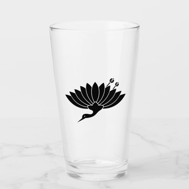 Kranes Chrysanthemum Glas (Vorderseite)