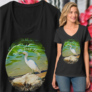 Kranich am Mismaloya-Fluss 0335 T-Shirt