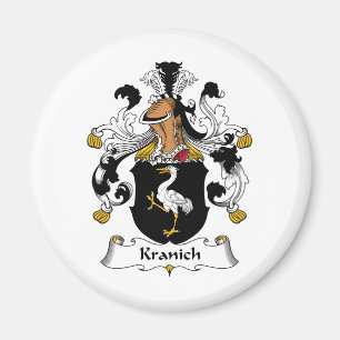 Kranich Familienwappen Magnet