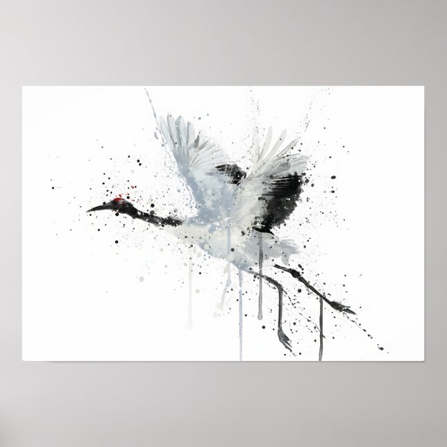 Kranich Poster (Vorne)