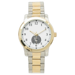 Kranich und Schildkröte Armbanduhr