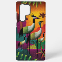 Kraniche Jungle Pop Handy Case