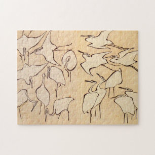 Kraniche Puzzle