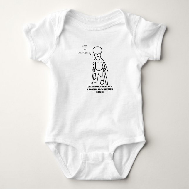 KRANIOSYNOSTOSE-BEWUSSTSEIN FÜR SHIRT (Vorderseite)