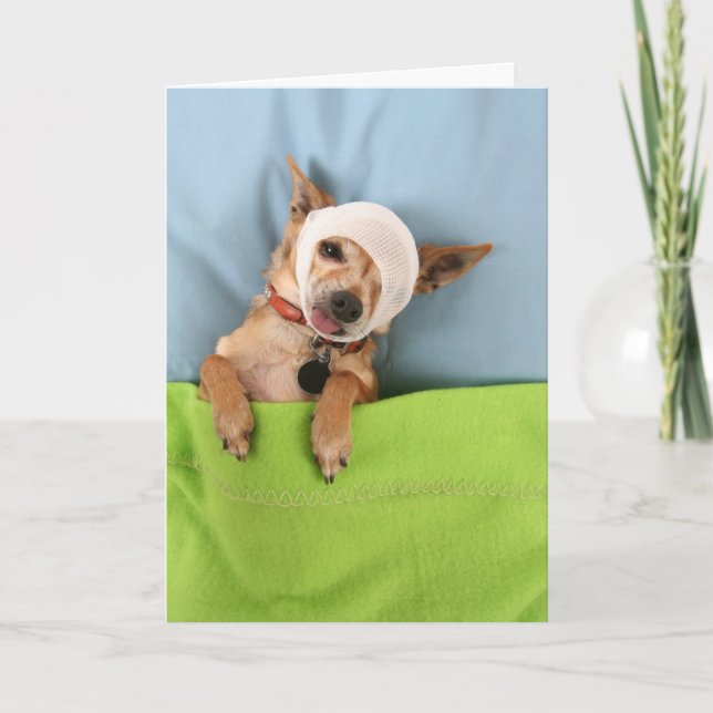 krank-blau karte (Vorderseite)