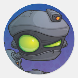 KRANK RUNDER AUFKLEBER